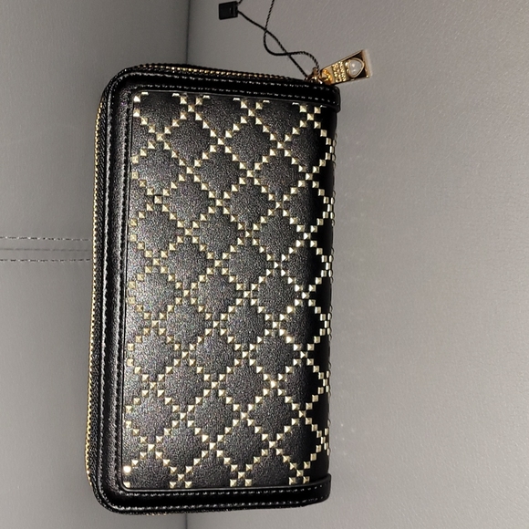 ❤️NWT Love Moschino Woven Wallet with Studs❤️ - Picture 6 of 10